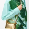 Mini Puzzle Edge bag in laminated lambskin Gold Mini Puzzle Edge bag in laminated lambskin Gold