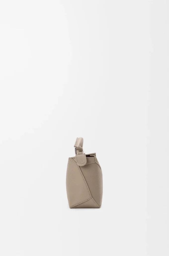 Mini Puzzle Edge bag in soft grained calfskin Clay Mini Puzzle Edge bag in soft grained calfskin Clay