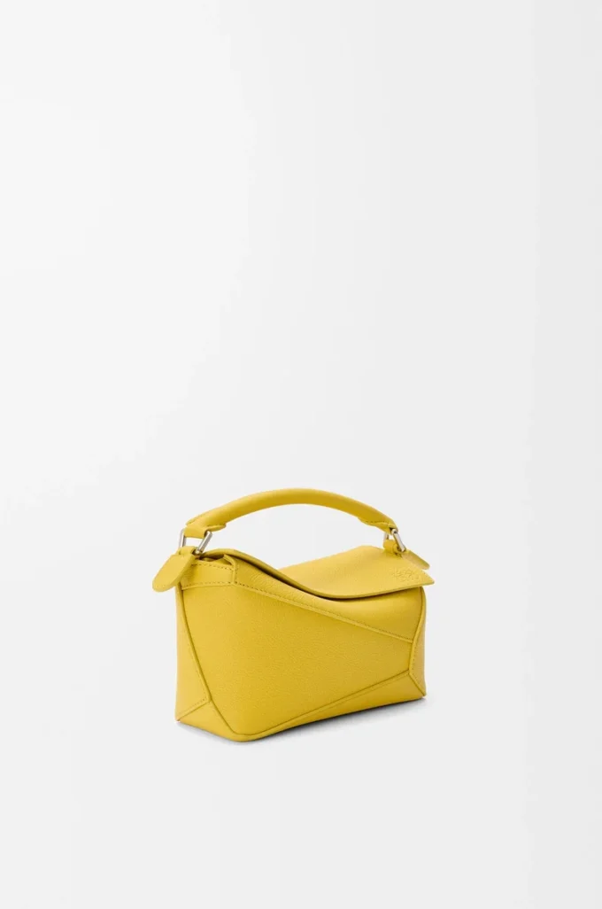 Mini Puzzle Edge bag in soft grained calfskin Dandelion Mini Puzzle Edge bag in soft grained calfskin Dandelion