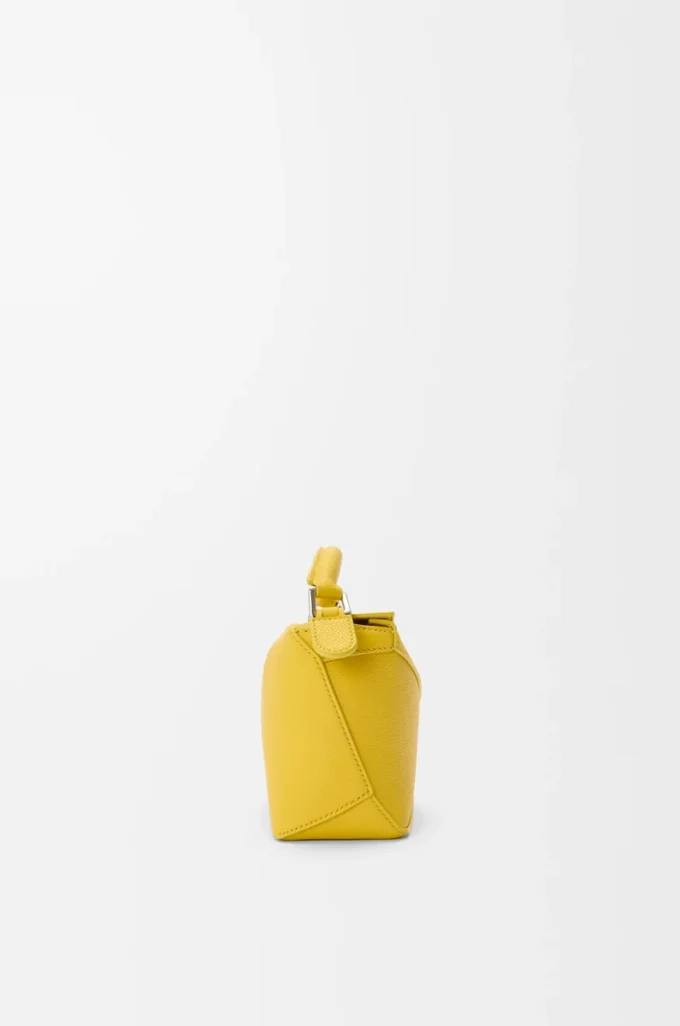 Mini Puzzle Edge bag in soft grained calfskin Dandelion Mini Puzzle Edge bag in soft grained calfskin Dandelion