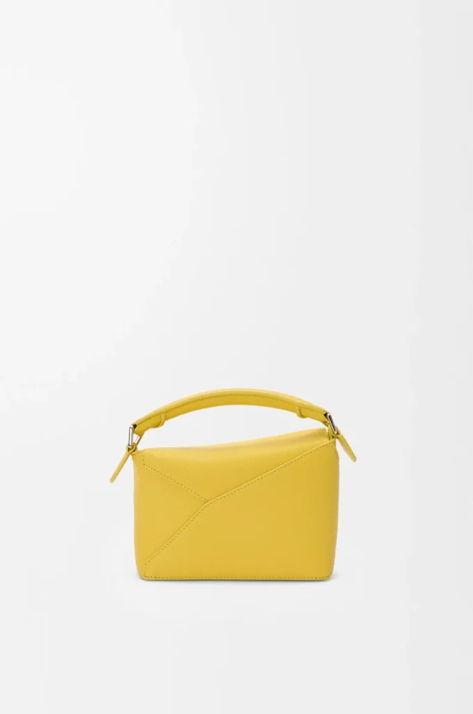 Mini Puzzle Edge bag in soft grained calfskin Dandelion Mini Puzzle Edge bag in soft grained calfskin Dandelion