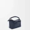Mini Puzzle Edge bag in soft grained calfskin Deep Navy Mini Puzzle Edge bag in soft grained calfskin Deep Navy