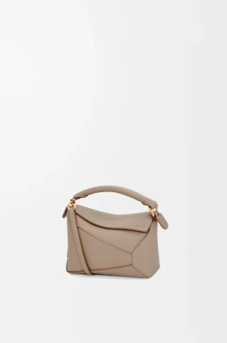 Mini Puzzle Edge bag in soft grained calfskin Sand Mini Puzzle Edge bag in soft grained calfskin Sand