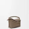 Mini Puzzle Edge bag in soft grained calfskin Taupe Mini Puzzle Edge bag in soft grained calfskin Taupe