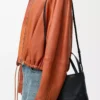 Mini Puzzle Fold tote in shiny calfskin Black Mini Puzzle Fold tote in shiny calfskin Black