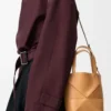 Mini Puzzle Fold tote in shiny calfskin Warm Desert Mini Puzzle Fold tote in shiny calfskin Warm Desert
