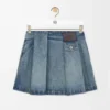Mini skirt in denim Washed Denim Mini skirt in denim Washed Denim