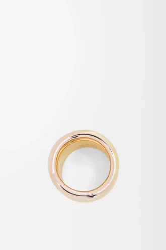 Nappa knot ring in sterling silver Gold/Rose Gold