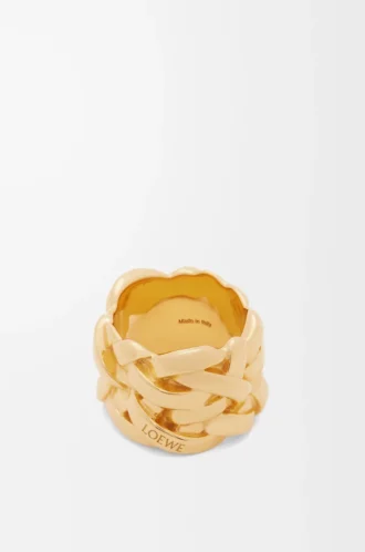 Nest ring in sterling silver Gold