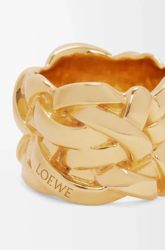 Nest ring in sterling silver Gold