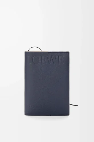 Notebook in calfskin Dark Navy Blue Notebook in calfskin Dark Navy Blue