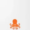 Octopus dice in calfskin Light Orange Octopus dice in calfskin Light Orange