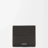 Open cardholder in textured classic calfskin Dark Grey Open cardholder in textured classic calfskin Dark Grey