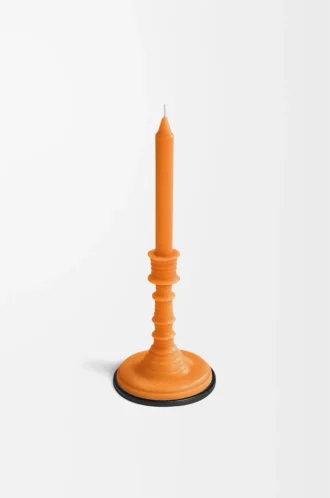 Orange Blossom wax candleholder Bright Mandarin