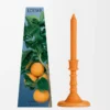 Orange Blossom wax candleholder Bright Mandarin