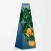 Orange Blossom wax candleholder Bright Mandarin