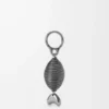 Oval fish charm Aged Silver Oval fish charm Aged Silver