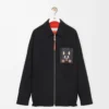 Overshirt in cotton Black/Orange Overshirt in cotton Black/Orange
