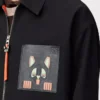 Overshirt in cotton Black/Orange Overshirt in cotton Black/Orange