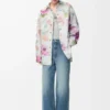 Overshirt in denim White/Pink