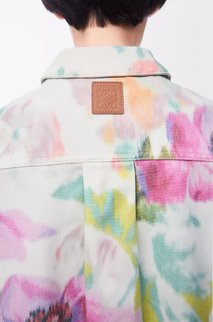 Overshirt in denim White/Pink