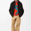 Overshirt in shearling Dark Brown/Dark Brown Overshirt in shearling Dark Brown/Dark Brown