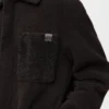 Overshirt in shearling Dark Brown/Dark Brown Overshirt in shearling Dark Brown/Dark Brown