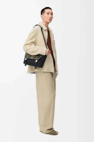 Overshirt in shearling Light Grey