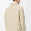 Overshirt in shearling Light Grey