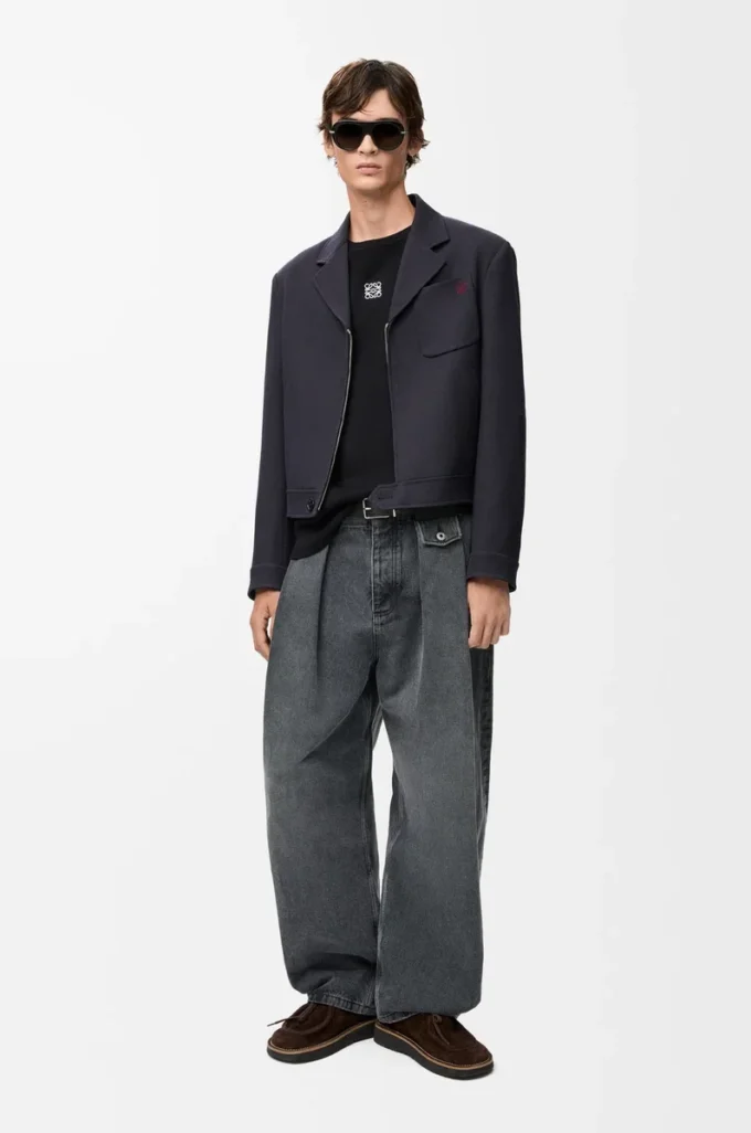 Oversized fit long sleeve T-shirt in cotton Black Oversized fit long sleeve T-shirt in cotton Black