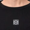 Oversized fit long sleeve T-shirt in cotton Black Oversized fit long sleeve T-shirt in cotton Black