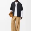 Oversized fit long sleeve T-shirt in cotton White Oversized fit long sleeve T-shirt in cotton White