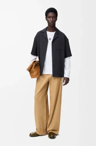Oversized fit long sleeve T-shirt in cotton White