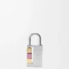 Padlock charm in brass Palladium Padlock charm in brass Palladium