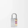 Padlock charm in brass Palladium Padlock charm in brass Palladium