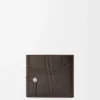 Panta bifold wallet in shiny calfskin Vintage Brown Panta bifold wallet in shiny calfskin Vintage Brown