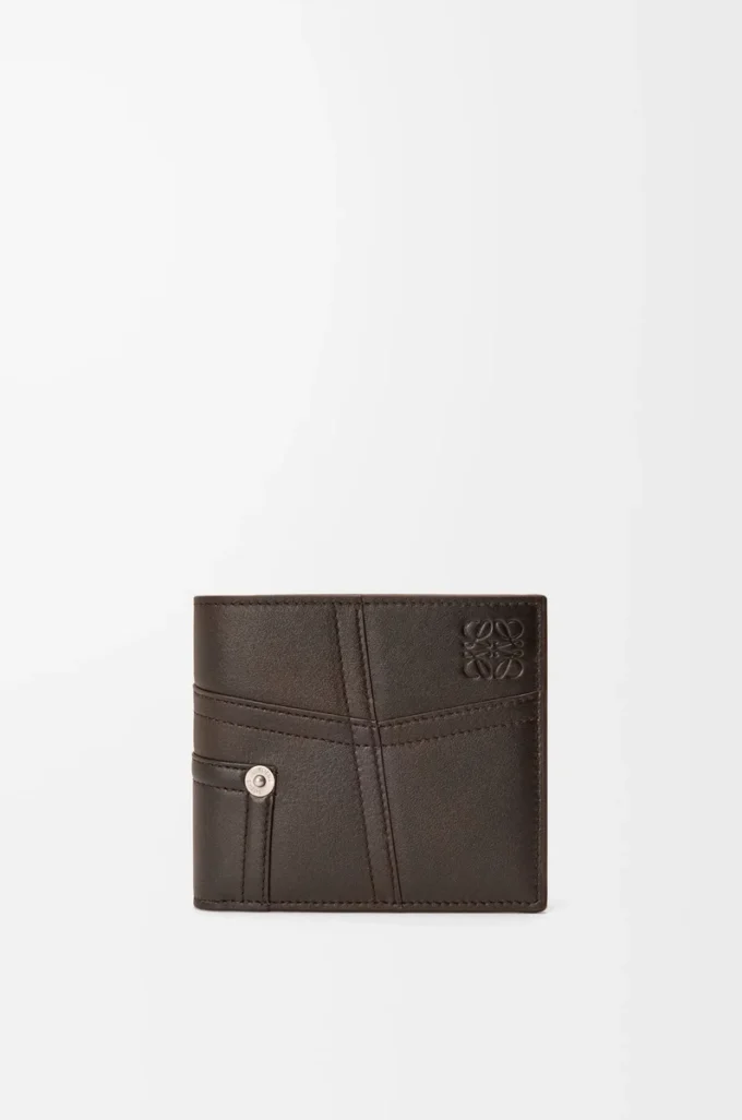 Panta bifold wallet in shiny calfskin Vintage Brown Panta bifold wallet in shiny calfskin Vintage Brown