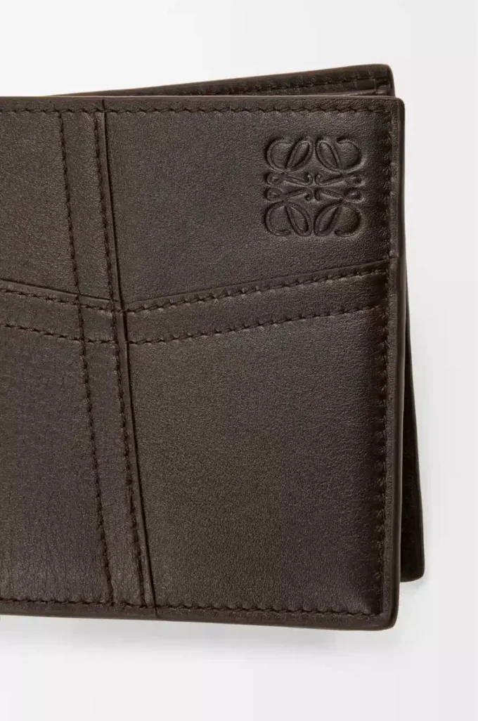 Panta bifold wallet in shiny calfskin Vintage Brown Panta bifold wallet in shiny calfskin Vintage Brown