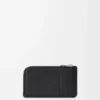 Panta coin cardholder in shiny calfskin Black
