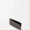 Panta coin cardholder in shiny calfskin Vintage Brown