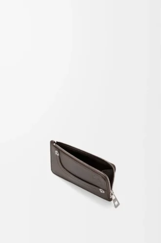 Panta coin cardholder in shiny calfskin Vintage Brown