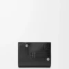 Panta compact wallet in shiny calfskin Black Panta compact wallet in shiny calfskin Black