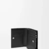 Panta compact wallet in shiny calfskin Black Panta compact wallet in shiny calfskin Black