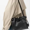 Panta medium Flamenco clutch in shiny calfskin Black Panta medium Flamenco clutch in shiny calfskin Black