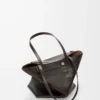 Panta medium Puzzle Fold tote in shiny calfskin Vintage Brown Panta medium Puzzle Fold tote in shiny calfskin Vintage Brown