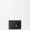 Panta plain cardholder in shiny calfskin Black Panta plain cardholder in shiny calfskin Black