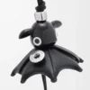 Pantaroo charm in lambskin Black Pantaroo charm in lambskin Black