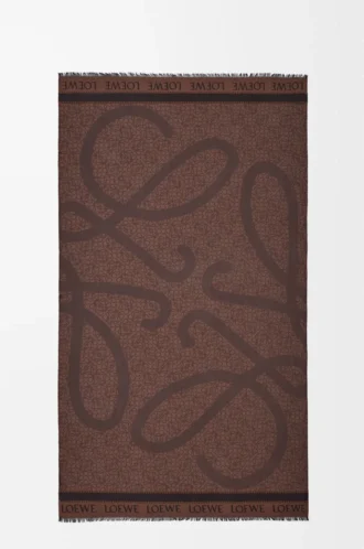 Pareo in cotton Black/Brown