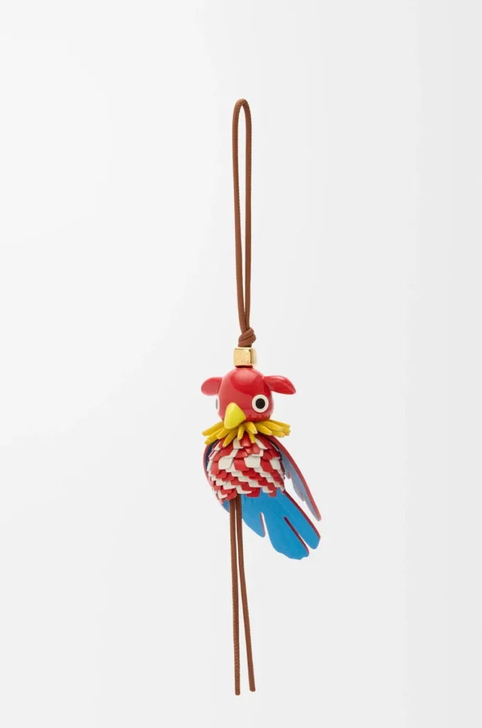 Parrot Puzz charm Tan/Red Parrot Puzz charm Tan/Red
