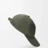 Patch cap in canvas Khaki Green Patch cap in canvas Khaki Green